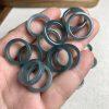 10 pcs ring shape genuine natural blue tone jadeite bead