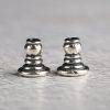 S925 Sterling Silver Tibetan Style Stupa Spacer Bead, DIY Jewelry Accessories