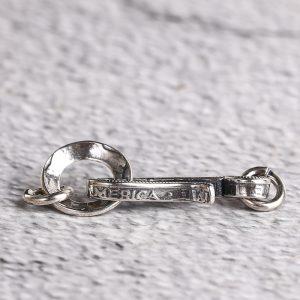 S925 Sterling Silver Round Connector Clasp