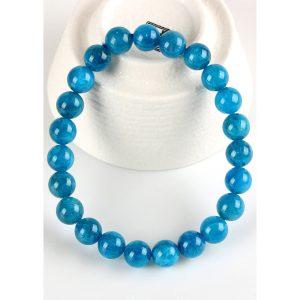 6A Grade genuine natural apatite bracelet, 7 - 10mm round shape beaded bracelet