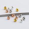 S925 Sterling Silver Positioning Round Bead, Universal Beads for DIY Jewelry Making