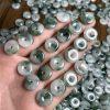 5 pcs pingan knot rondelle shape genuine natural green texture jadeite bead