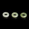 simple donut shape genuine natural nephrite jump ring bead