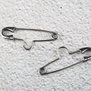 S925 Sterling Silver U-shape Pin Brooch DIY Jewelry Findings