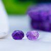 20-pieces Natural Amethyst Faceted Beads DIY Jewelry Accessories
