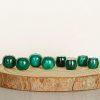 Natural Malachite Barrel Beads DIY Spacer Beads for Bracelet Jewelry