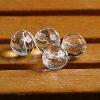 Natural Clear Quartz Faceted Round Beads DIY Jewelry Accessories