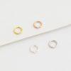 S925 Sterling Silver Open Jump Rings, Tiny Round Loops, Bracelet Connector Rings