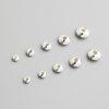 S925 Sterling Silver Saucer Abacus Flat Spacer Beads, Universal Beads for DIY Jewelry Making