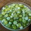 6-14mm Natural Green Grape Milk Cap Xiu Jade (Serpentine Jade) Round Beads, DIY Bracelet Beads