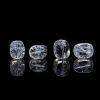 Natural Clear Quartz Freeform Pebble Beads with Internal Fractures