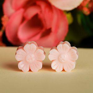 Natural Queen Conch Pink Shell Sunflower Beads