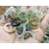 Natural Xiu Jade (Serpentine) Kitty Ring Bead