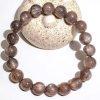 6A Genuine Natural Black Gold Skeletal Sunstone Round Bead Bracelet
