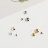 S925 Sterling Silver Saucer Abacus Flat Spacer Beads
