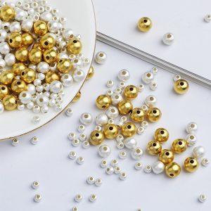 S925 Sterling Silver Matte Frosted Round Spacer Beads