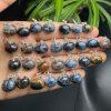 Natural Pietersite Cat Head Pendant with Silver Clasp