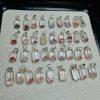 Natural Super Seven Golden Strawberry Quartz Prismatic Pendant with Silver Clasp