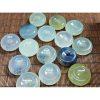 10-30mm Natural Variegated Xiu Jade (Serpentine) Donut Beads, DIY Bracelet Beads
