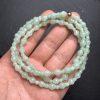 Natural Light‑Green Jadeite Rice Bead & Lantern Bead Strand, Necklace and Bracelet Making Accessories