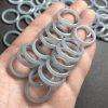 10-pieces Natural Light Blue‑Toned Jadeite Ring Bead