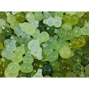 5-pieces Natural Serpentine Gourd Charm Bead