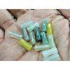 50-pieces Natural Xiu Jade (Serpentine) Multi-Color Bamboo Joint Beads