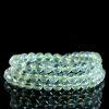 6mm 6A Natural Green Prehnite Multi-Loop Round Beaded Bracelet