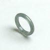 AAA Natural Blue Water Jadeite Plain Band Ring Bead