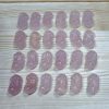 2-Pieces Natural Rose Quartz ide-Head Pi Yao Pixiu Animal Spacer Beads