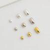 S925 Sterling Silver Rice & Olive Shaped Loose Spacer Beads for Handmade DIY Jewelry Making