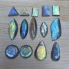 20g Natural Labradorite Teardrop Rectangle Round Irregular Geometric Loose Beads