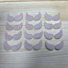 2-Pairs Natural Rose Quartz Wing Shape Spacer Beads