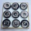 2-Pieces Natural Silver Sheen Obsidian Safety Disc Donut Spacer Beads