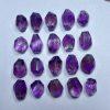 20g Natural Faceted Freeform Amethyst Spacer Bead