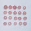 30g Natural Rose Quartz Round Spacer Bead
