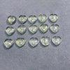 5-Pieces Natural Lemon Citrine Carved Heart Loose Beads