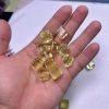 5-Pieces Natural Lemon Citrine Cube Sugar Loose Beads