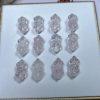 5-Pieces Natural Rose Quartz Vajra Pestle Loose Beads