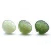 2-Pieces AAA Natural Nephrite Lotus Seed Pod Small Pendant Charm