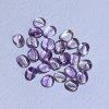 Natural Bolivian Amethyst Freeform Vetch Bean Cabochon Loose Beads