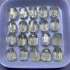 5-Pieces Natural Lemon Citrine Irregular Faceted Prism Loose Beads
