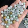 20-pieces AAA Natural Icy Colorful Jadeite Round Bead