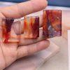 40g Natural Hematoid Quartz Rectangle Bead