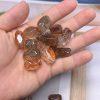 20g Natural Black Rutilated Quartz Faceted Freeform Shape Bead