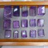 20g Natural Brazilian Amethyst cuboid Shape Bead