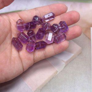 5-pieces Natural Amethyst Pixiu Animal Spacer Bead