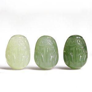 Natural Type A Nephrite Pixiu Pi Yao Bead