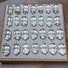 5-pieces Natural Grade A Clear Quartz Double-terminated Point Spacer Bead