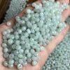20 / 50 pcs Natural Type A Icy Jadeite Drum Bead